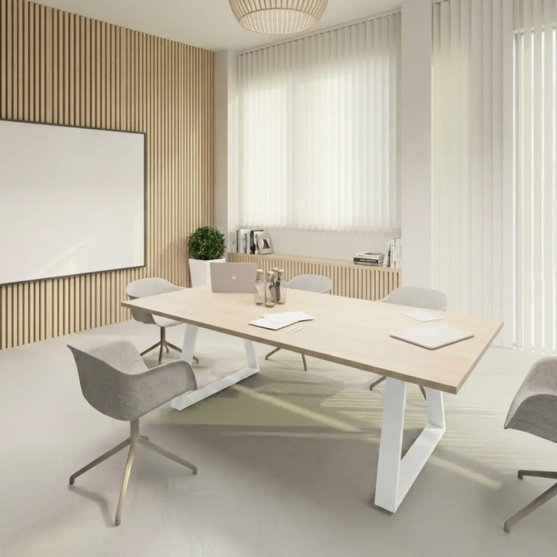 Mesa de reuniones rectangular Piramid | Laoficinaonline