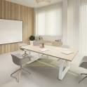 Mesa de reuniones rectangular Piramid | Laoficinaonline