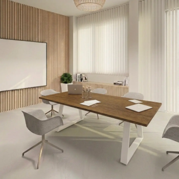 Mesa de reuniones rectangular Piramid | Laoficinaonline