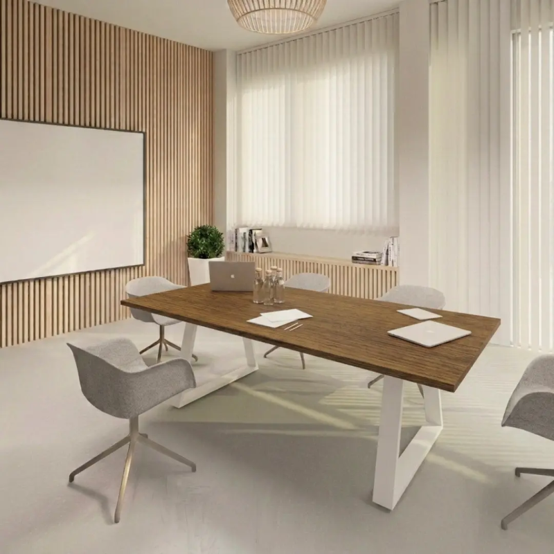 Mesa de reuniones rectangular Piramid | Laoficinaonline