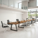 Mesa de reuniones rectangular Piramid | Laoficinaonline