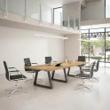 Mesa de reuniones rectangular Piramid | Laoficinaonline
