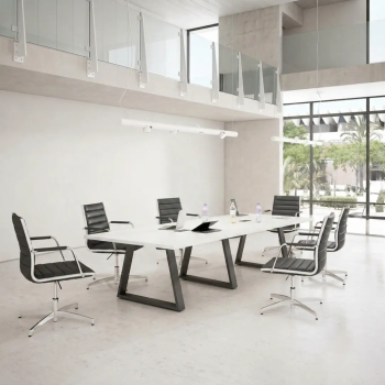 Mesa de reuniones rectangular Piramid | Laoficinaonline