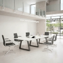 Mesa de reuniones rectangular Piramid | Laoficinaonline