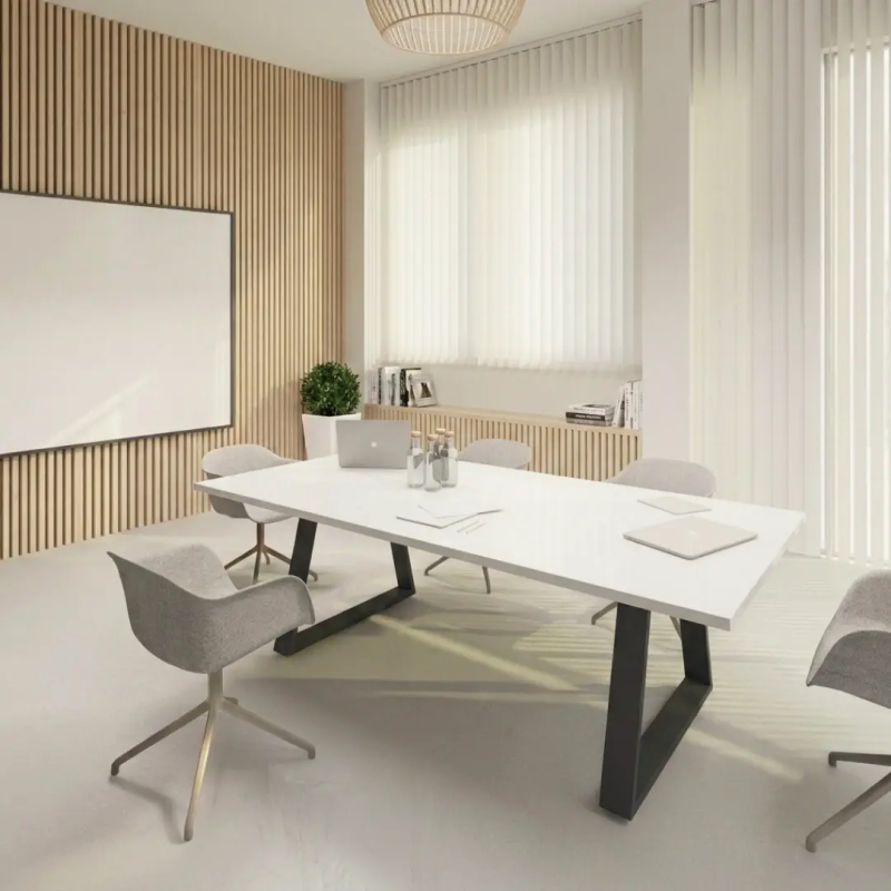 Mesa de reuniones rectangular Piramid | Laoficinaonline