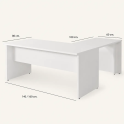 Mesa esquinera de oficina COLOR Express 140x180 y 160x180 | Laoficinaonline