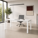 Mesa de oficina Pórtico con estructura metálica | Laoficinaonline
