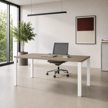 Mesa de oficina Pórtico con estructura metálica | Laoficinaonline