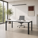 Mesa de oficina Pórtico con estructura metálica | Laoficinaonline
