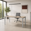 Mesa de oficina Pórtico con estructura metálica | Laoficinaonline