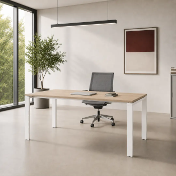 Mesa de oficina Pórtico Express 140x80 y 60x80 cm | Laoficinaonline