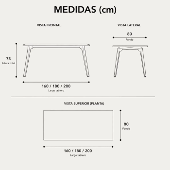 Mesa de despacho Organova | Laoficinaonline