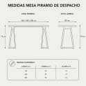 Mesa de despacho Piramid | Laoficinaonline
