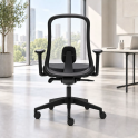 Silla ergonómica Lucerna malla transparente | Laoficinaonline