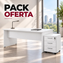 Pack mesa oficina 160x80 y cajonera | Laoficinaonline