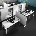 Mesa escritorio para oficina serie Pórtico de JGorbe