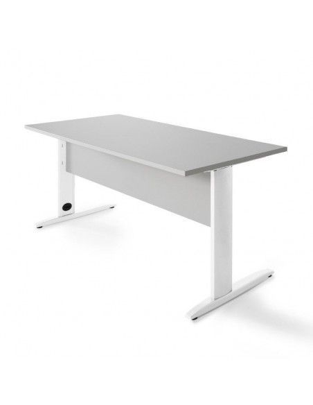Mesa oficina serie Aneto de JGorbe en gris claro