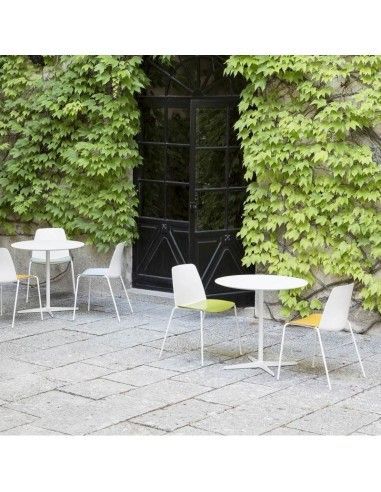 Sillas confidente Unnia de Inclass en color blanco