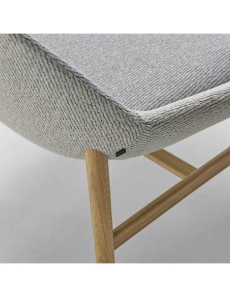 Detalle butaca oficina madera Dunas de inclass