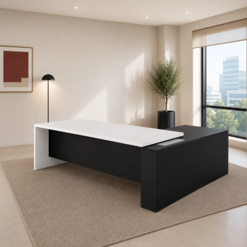 Mesa despacho G3 Premium de JGorbe en blanco y negro