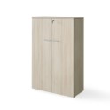 Armario oficina con puertas, cerradura y estantes de JGorbe en acacia