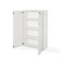 Armario oficina con puertas, cerradura y estantes de JGorbe en blanco