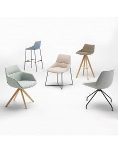 Silla confidente pie varilla Dunas XS de Inclass 2