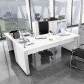 Mesa despacho serie Líder de JGorbe en blanco