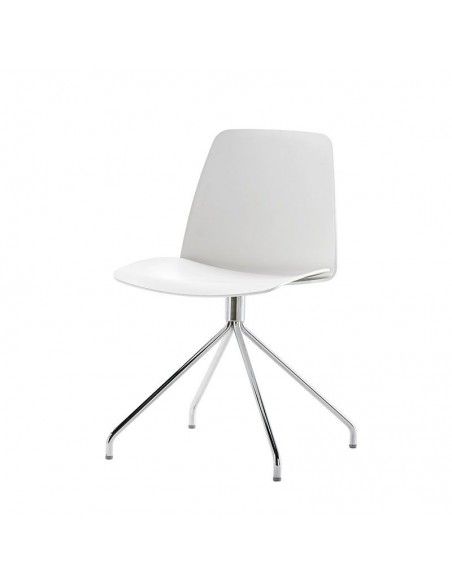 Silla confidente Unnia de inclass en color blanco