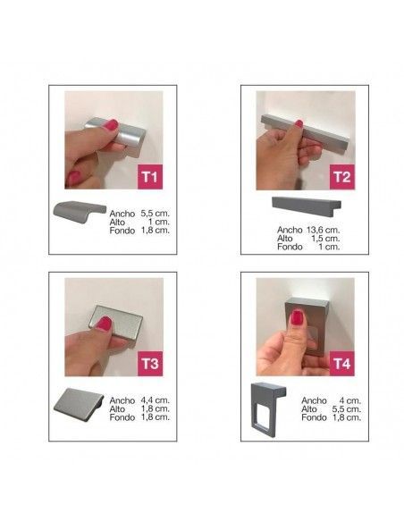 Opciones de tiradores para el mueble de oficina con puertas bajas benelux lider jgorbe Opciones de tiradores para el mueble de oficina con puertas bajas benelux lider jgorbe