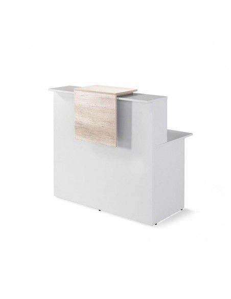 Panel decorativo mostrador recepcion Basic de JGorbe en acacia