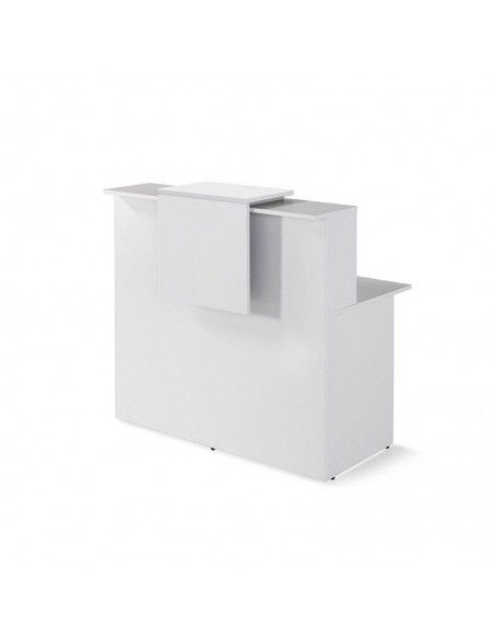 Panel decorativo mostrador recepcion blanco serie Basic de JGorbe Panel decorativo mostrador recepcion blanco serie Basic de JGorbe