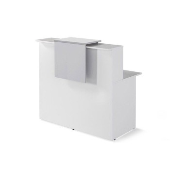 Panel decorativo mostrador recepcion Basic de JGorbe en gris claro