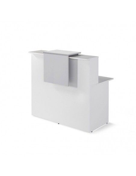 Panel decorativo mostrador recepcion Basic de JGorbe en gris claro