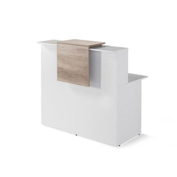 Panel decorativo mostrador recepcion Basic de JGorbe en olmo