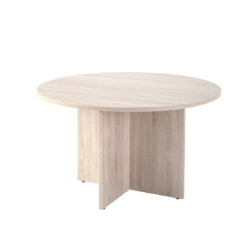 Mesa de reuniones redonda de JGorbe en acacia