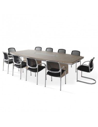 Mesa de reuniones ovalada Líder de JGorbe en blanco Mesa de reuniones ovalada Líder de JGorbe en blanco