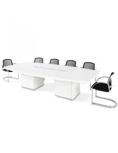 Mesa de reuniones ovalada Líder de JGorbe en blanco Mesa de reuniones ovalada Líder de JGorbe en blanco