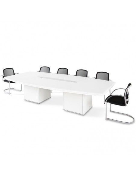 Mesa de reuniones ovalada Líder de JGorbe en blanco Mesa de reuniones ovalada Líder de JGorbe en blanco