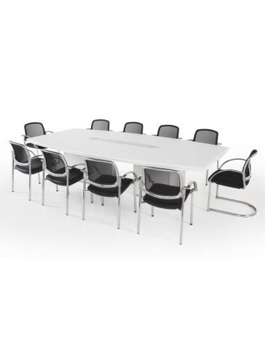 Mesa de reuniones ovalada Líder de JGorbe en blanco Mesa de reuniones ovalada Líder de JGorbe en blanco
