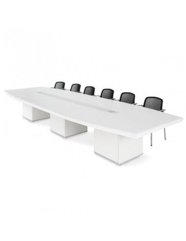 Mesa de reuniones ovalada Líder de JGorbe en blanco Mesa de reuniones ovalada Líder de JGorbe en blanco