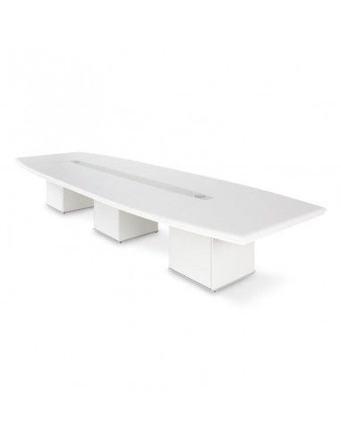 Mesa de reuniones ovalada Líder de JGorbe en blanco Mesa de reuniones ovalada Líder de JGorbe en blanco