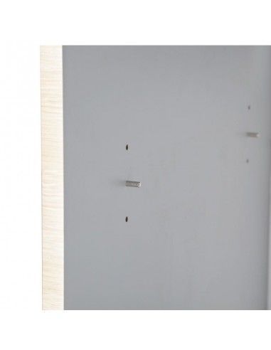 detalle interior armario de mesa de reuniones ovalada Líder de JGorbe en blanco detalle interior armario de mesa de reuniones ovalada Líder de JGorbe en blanco