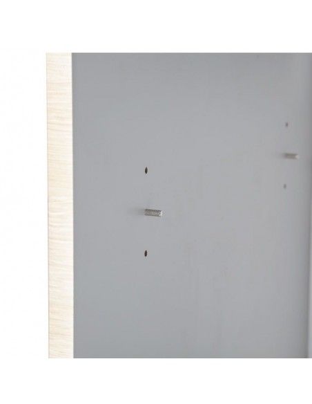 detalle interior armario de mesa de reuniones ovalada Líder de JGorbe en blanco detalle interior armario de mesa de reuniones ovalada Líder de JGorbe en blanco
