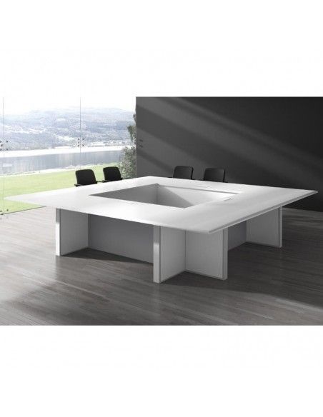 Mesa de reuniones de JGorbe en blanco Mesa de reuniones de JGorbe en blanco