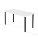 Mesa de estudio rectangular de JGorbe en blanco