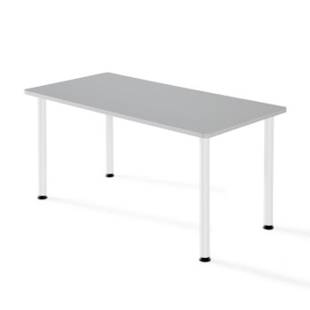 Mesa de estudio rectangular de JGorbe en gris