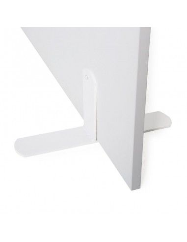 Pata metálica blanca para Biombo separador de JGorbe en blanco