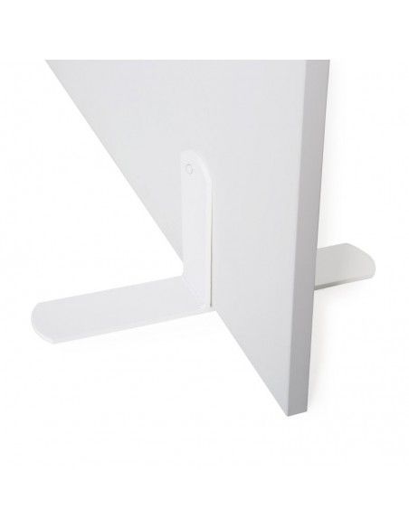 Pata metálica blanca para Biombo separador de JGorbe en blanco