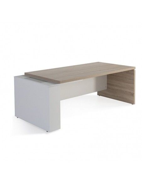 Mesa despacho G3 de JGorbe en olmo y blanco Mesa despacho G3 de JGorbe en olmo y blanco